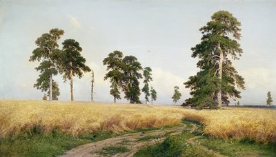 The Field of Wheat by Ivan Ivanovich Shishkin